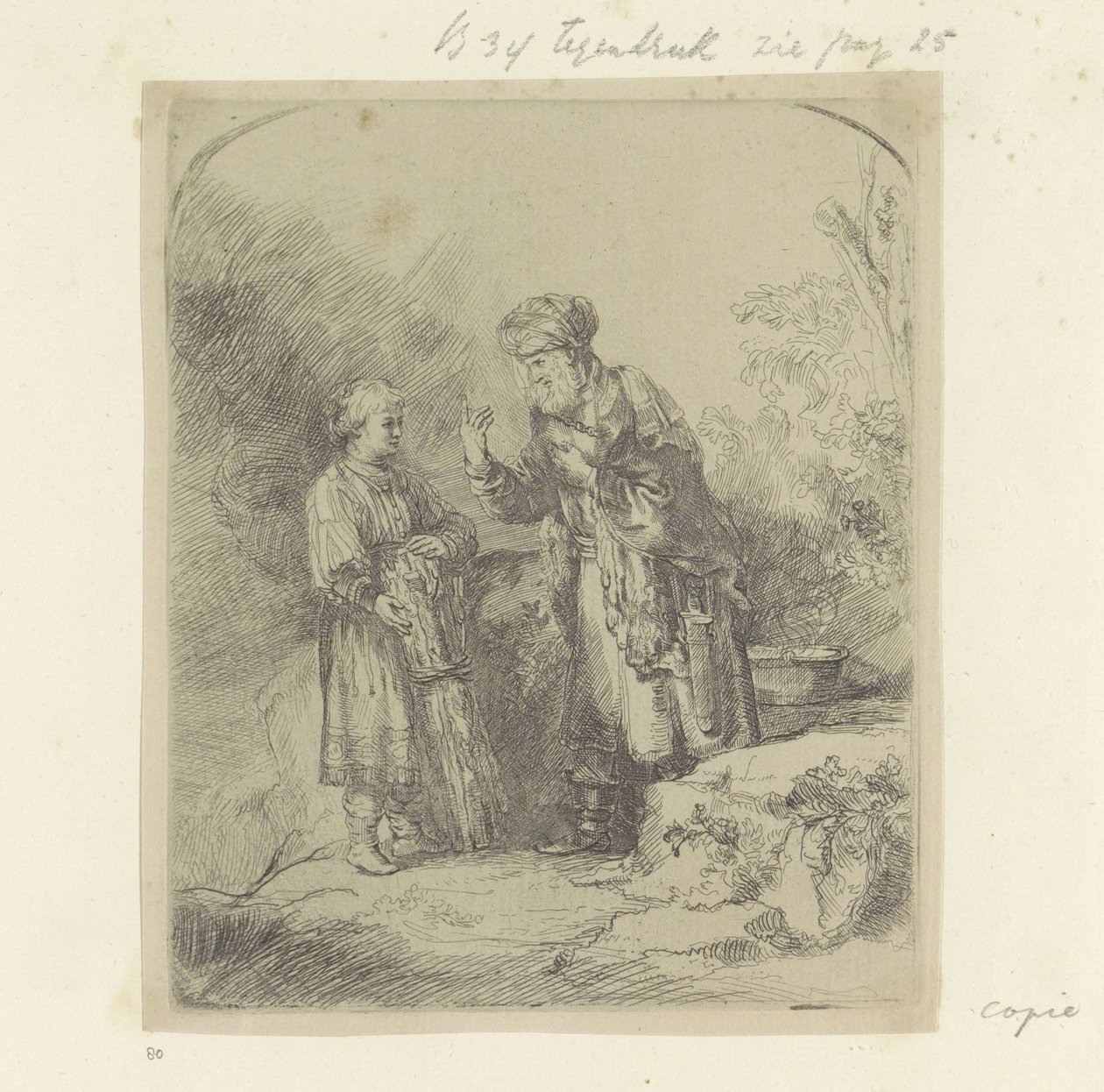 Abraham und Isaak von Anonymous
