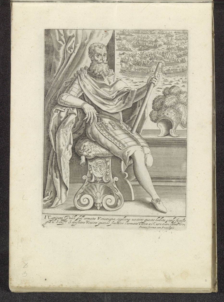 Admiral Sebastiano Vernier und die Schlacht von Lepanto von Anonymous