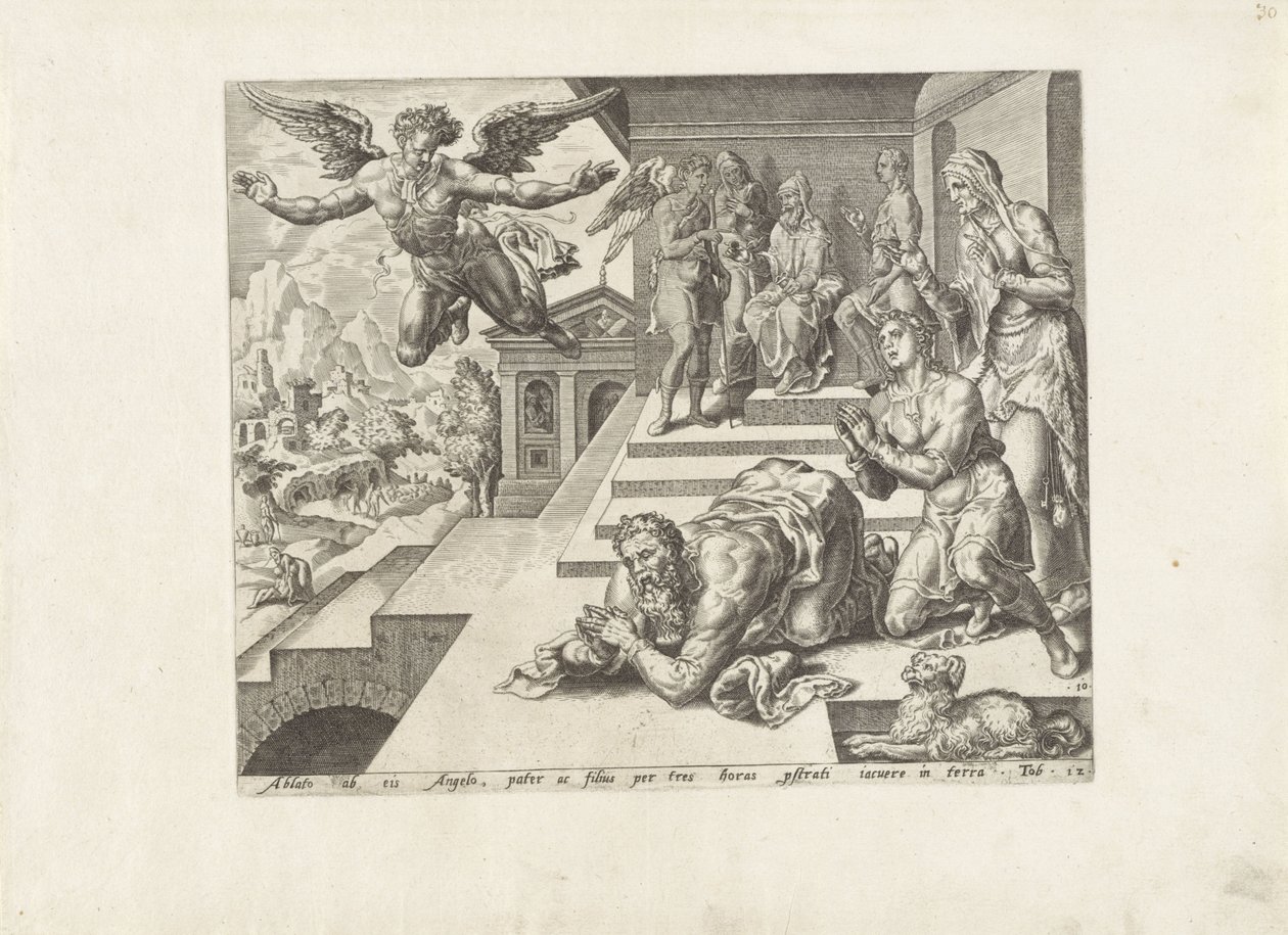 Abschied des Erzengels Raphael von Anonymous