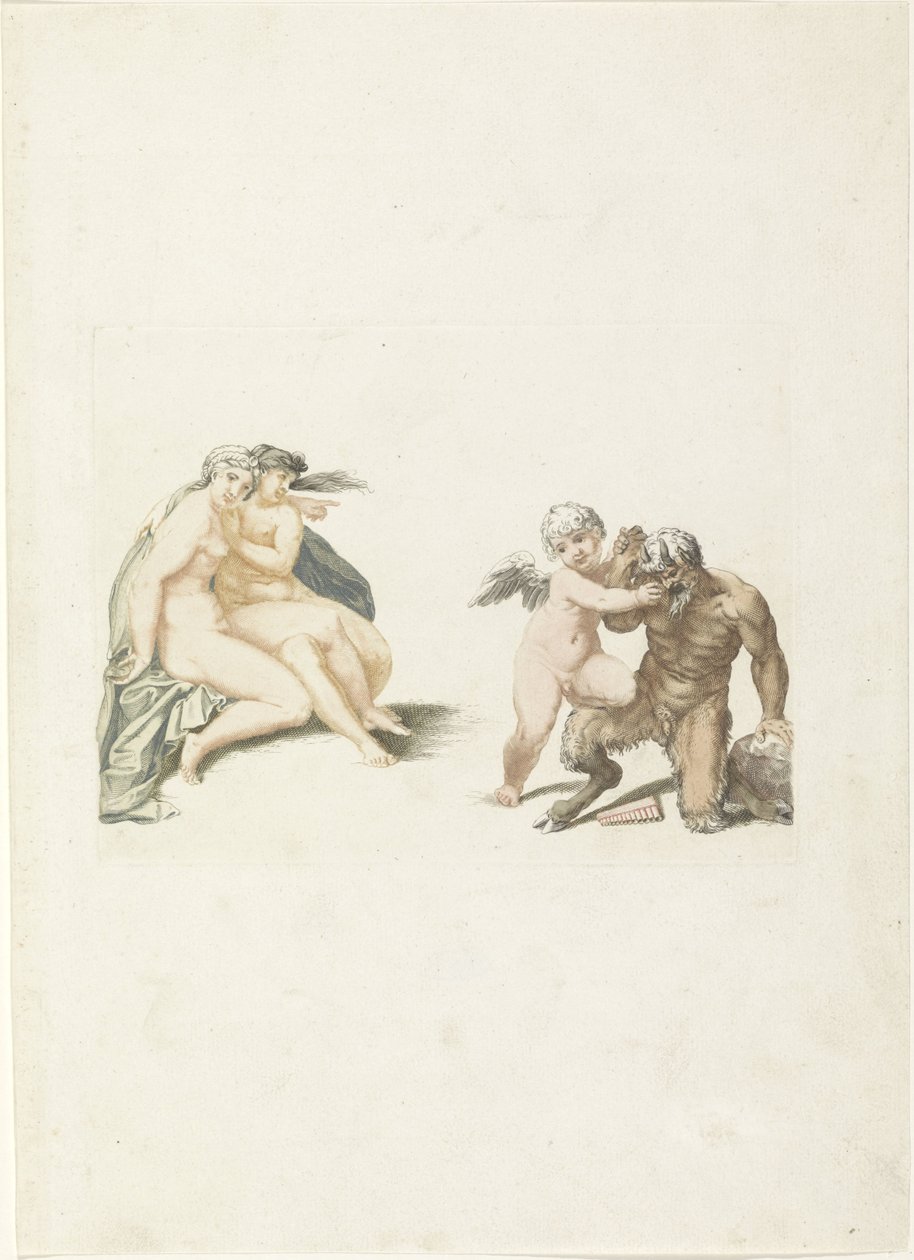 Amor bestraft einen Satyr von Anonymous