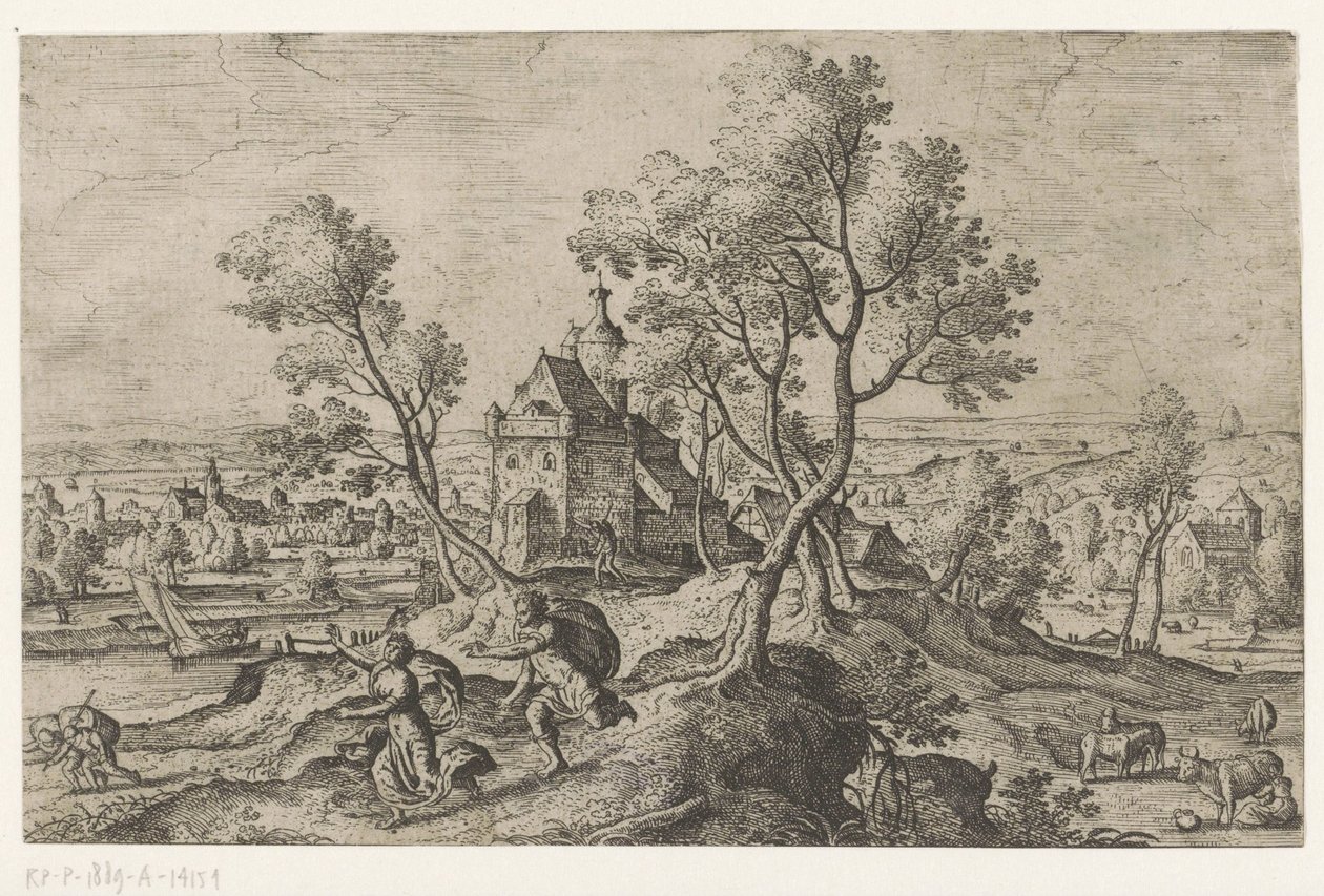 Apollo verfolgt Daphne von Anonymous