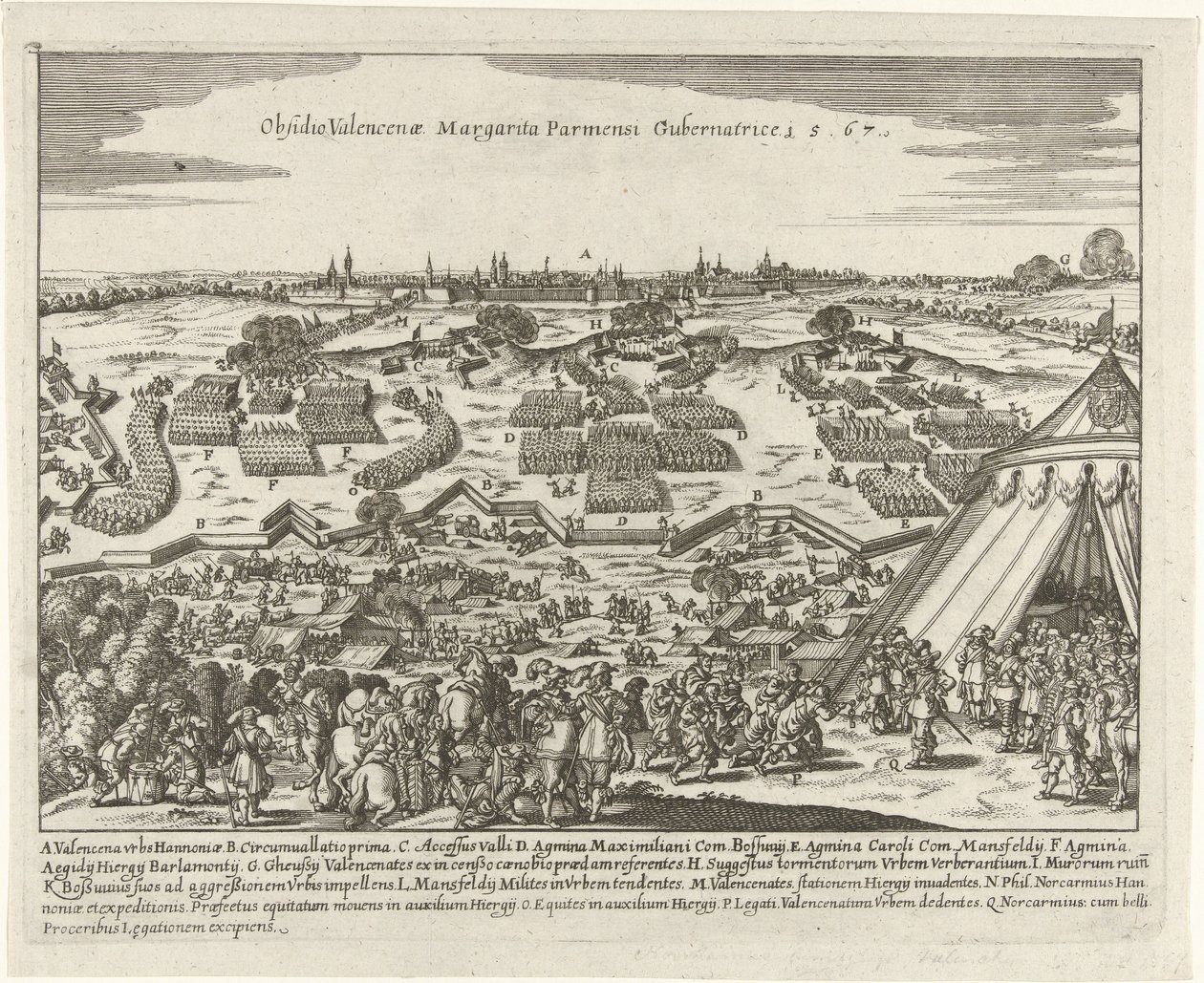 Belagerung von Valenciennes, 1567 von Anonymous
