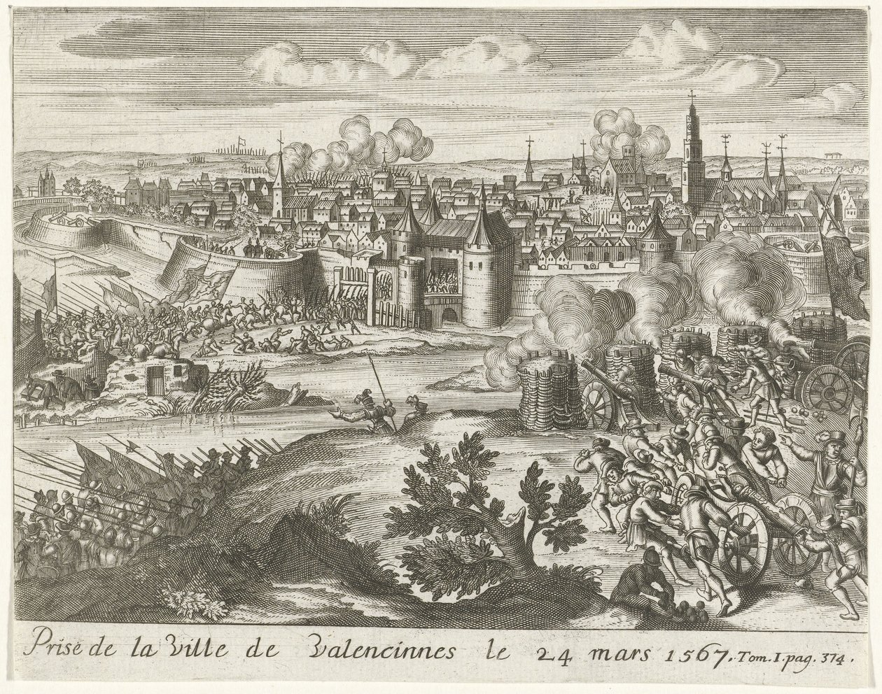 Belagerung von Valenciennes, 1567 von Anonymous