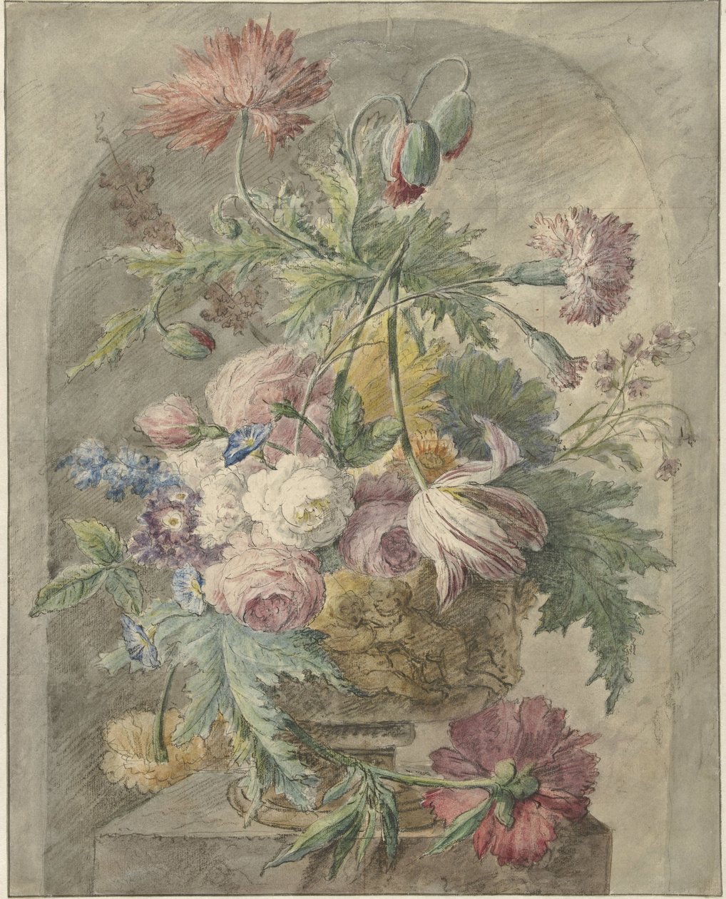 Blumen in einer Vase von Anonymous