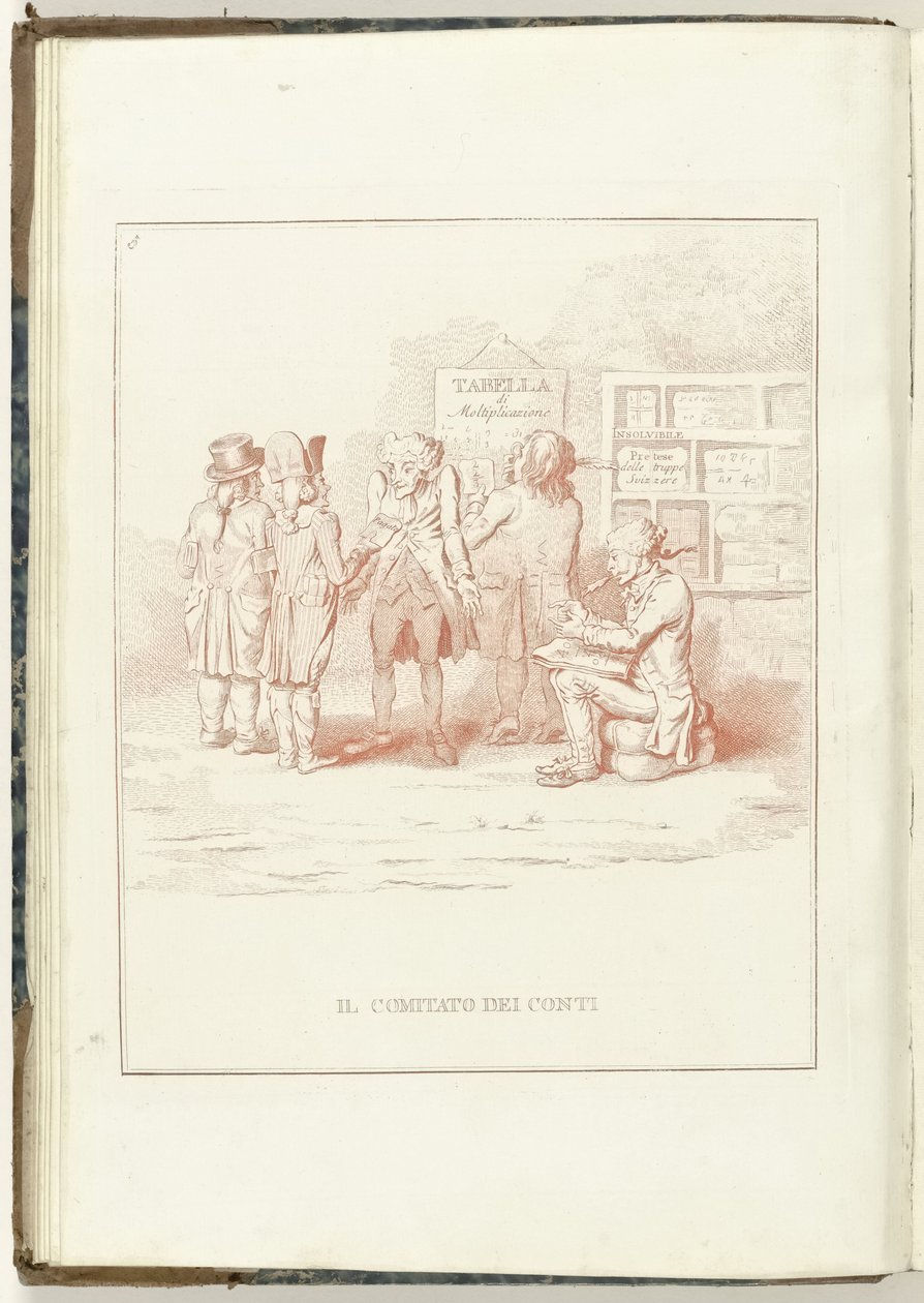 Komitee für Rechnungswesen, 1795 (Hollandia Regenerata) von Anonymous