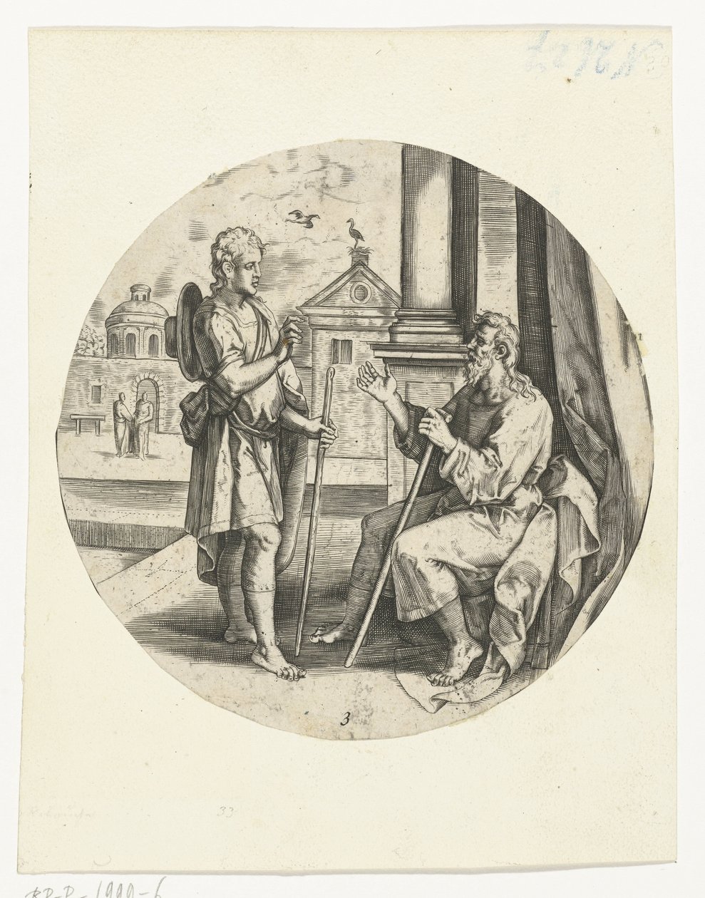 Die Abschiedsworte von Tobit an seinen Sohn Tobias von Anonymous