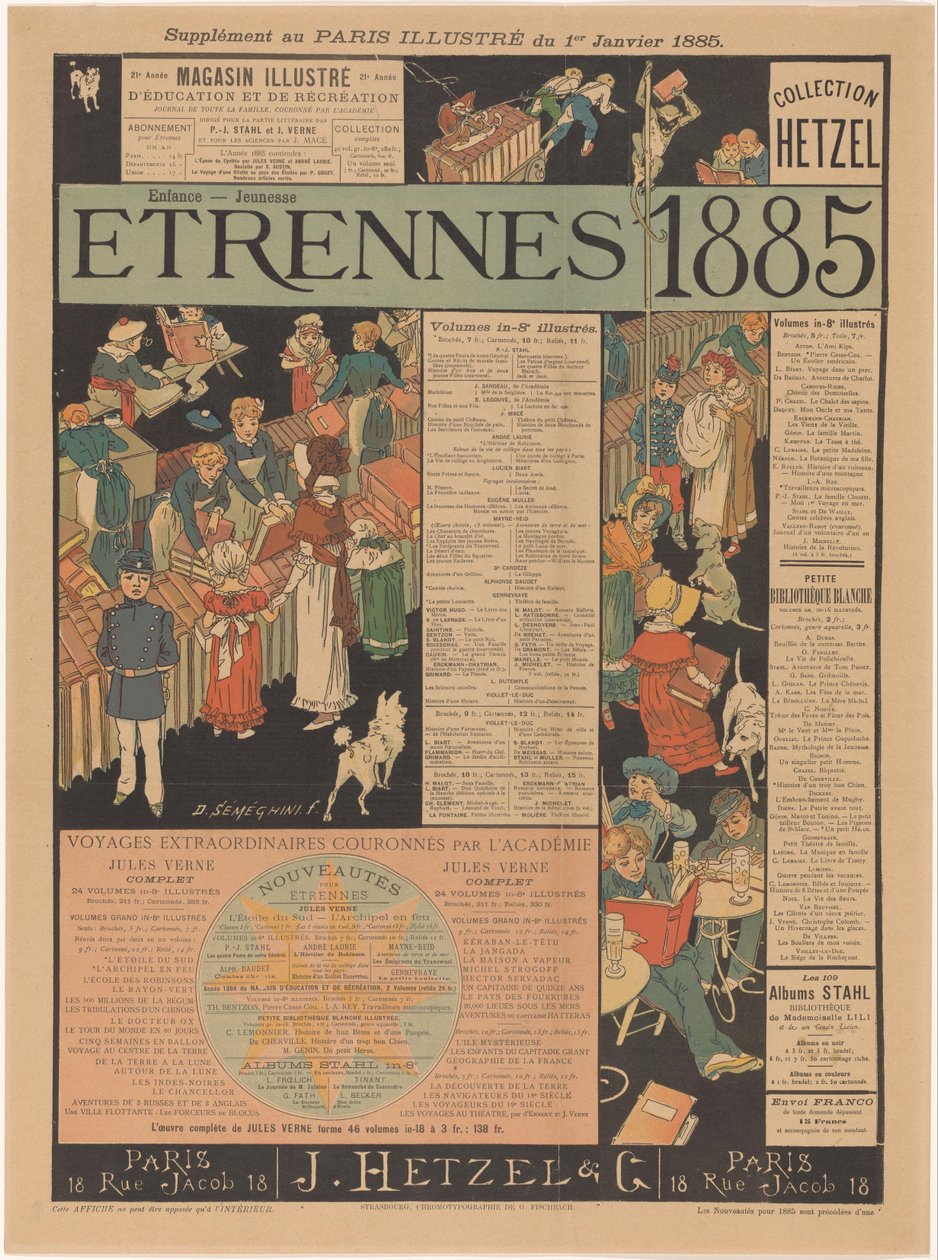 Fondsliste von J. Hetzel & Cie in Paris von Anonymous