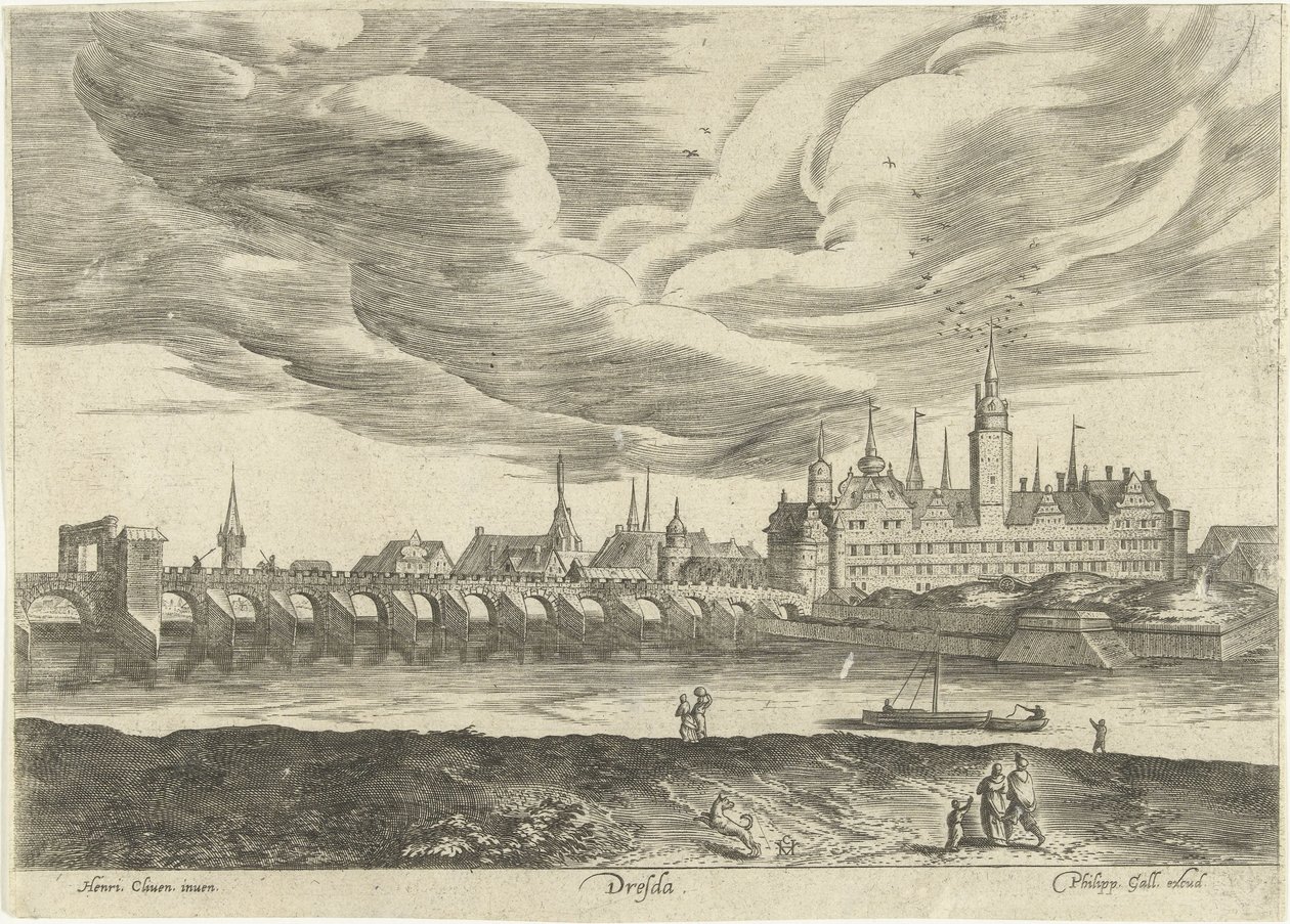 Ansicht von Dresden von Anonymous