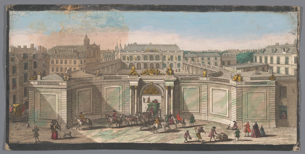 Ansicht des Hôtel de Soubise in Paris von Anonymous