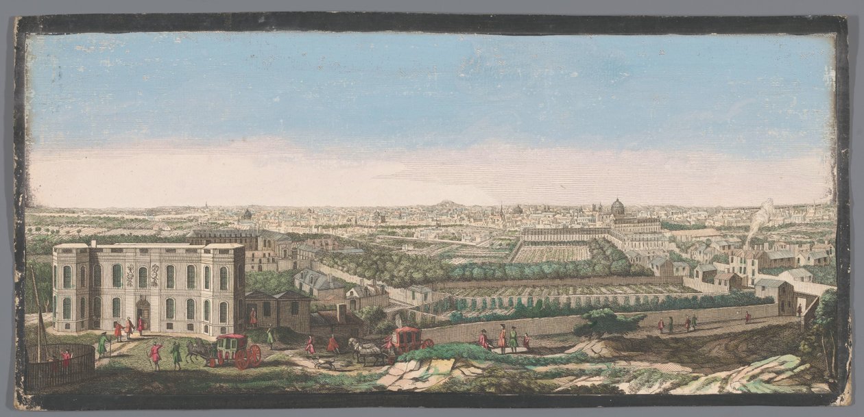 Blick auf die Stadt Paris vom Observatorium aus von Anonymous