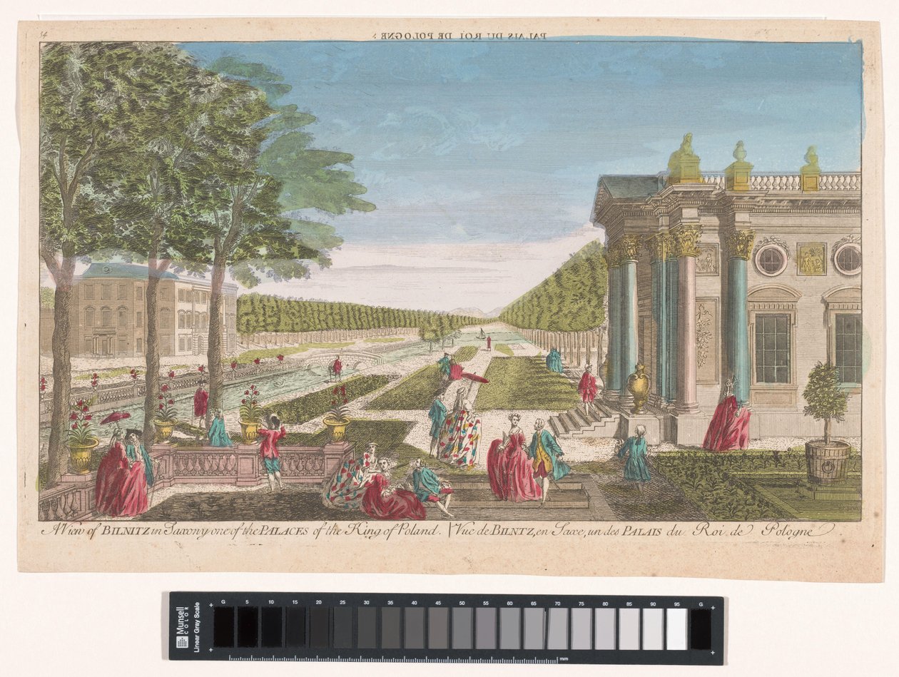 Ansicht von Schloss Pillnitz von Anonymous
