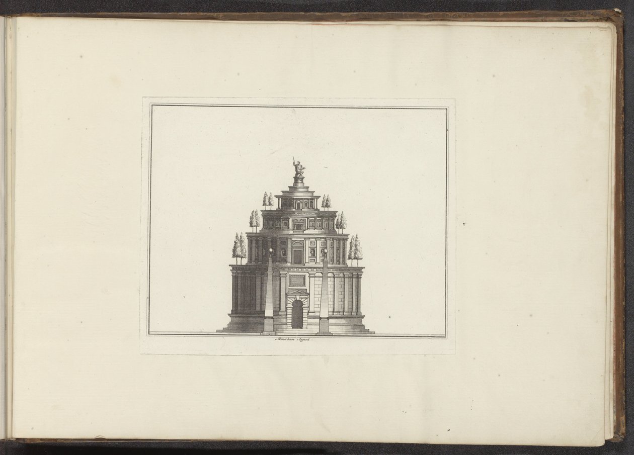 Das Mausoleum des Augustus in Rom von Anonymous