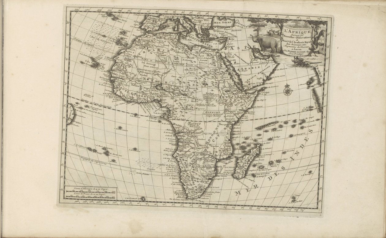 Karte von Afrika von Anonymous