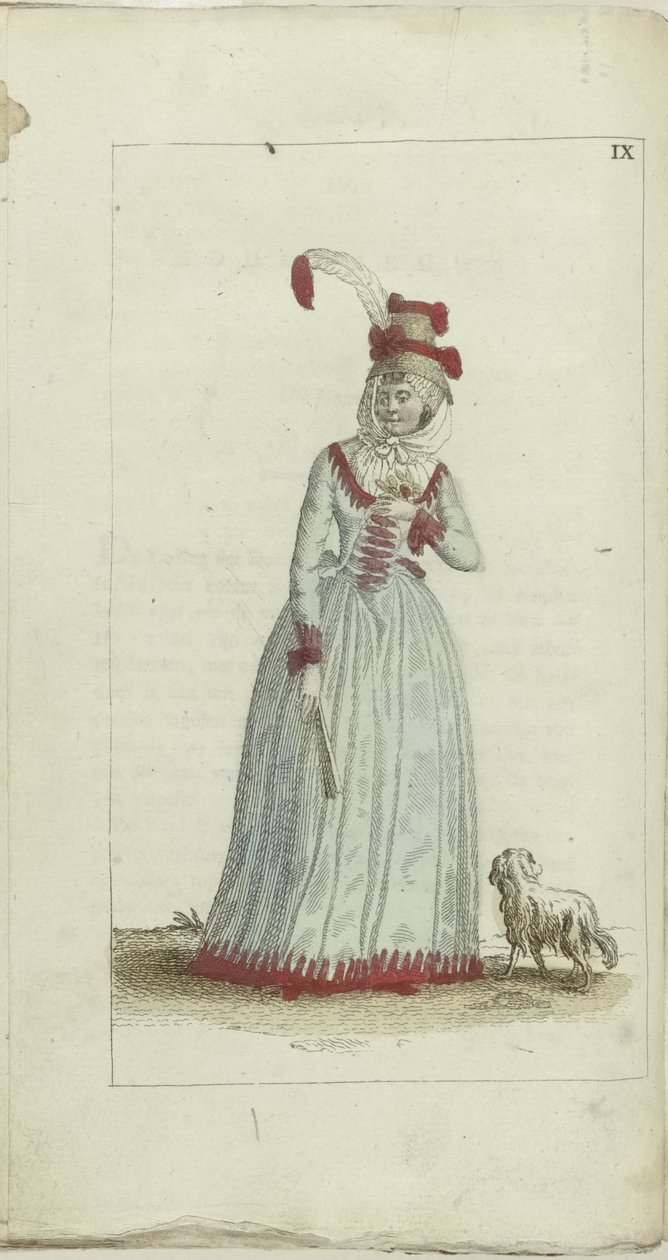 Kabinet der Mode und des Geschmacks 1791, Pl. IX von Anonymous