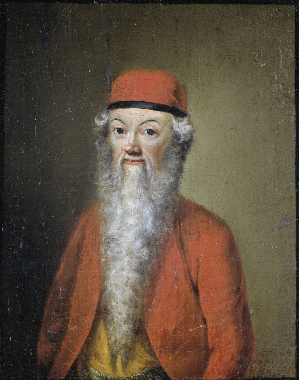 Naives oder karikaturales Porträt von Jean-Etienne Liotard im Alter von etwa 54 Jahren von Anonymous