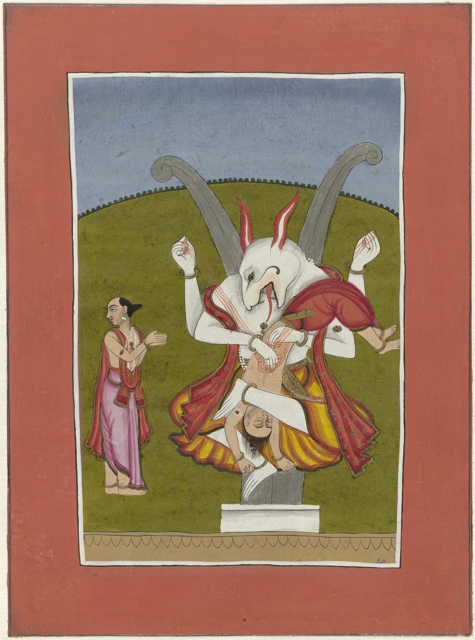 Narasimha (Inkarnation von Vishnu als Mann-Löwe) von Anonymous