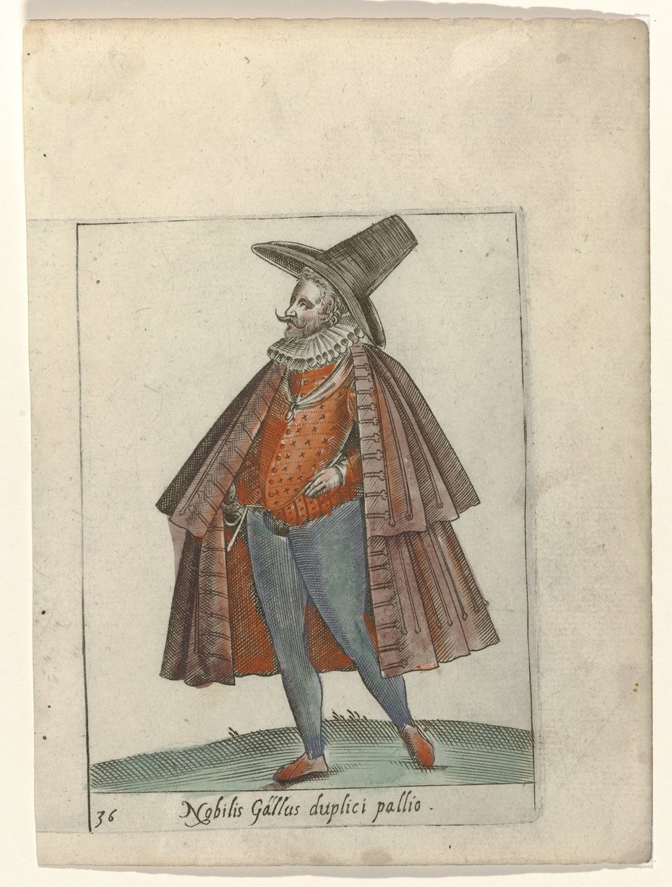 Nobilis Gallus duplici pallio von Anonymous