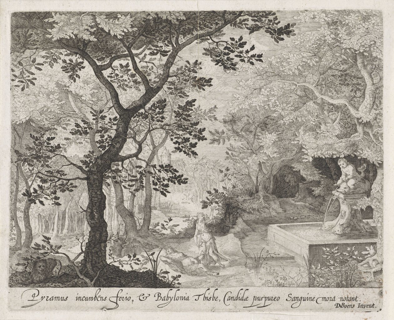 Pyramus und Thisbe von Anonymous