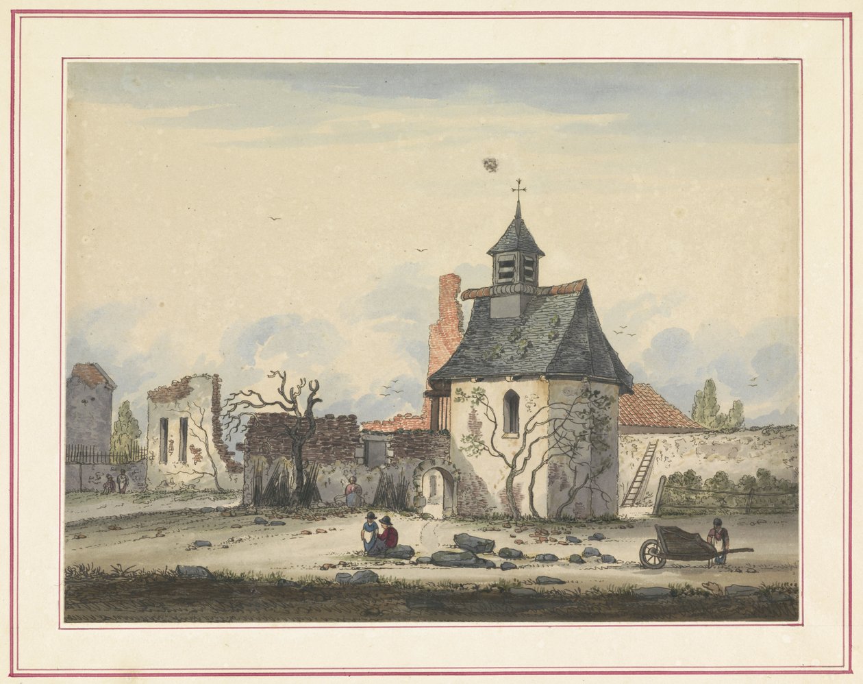 Ruine von Hougoumont von Anonymous