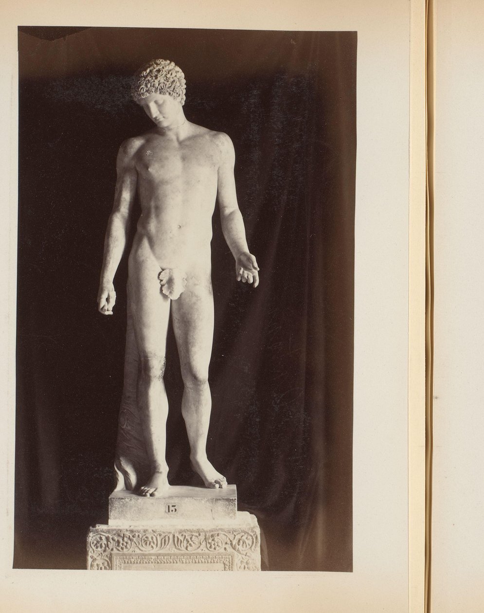 Skulptur des Antinoos in den Kapitolinischen Museen in Rom, Italien von Anonymous