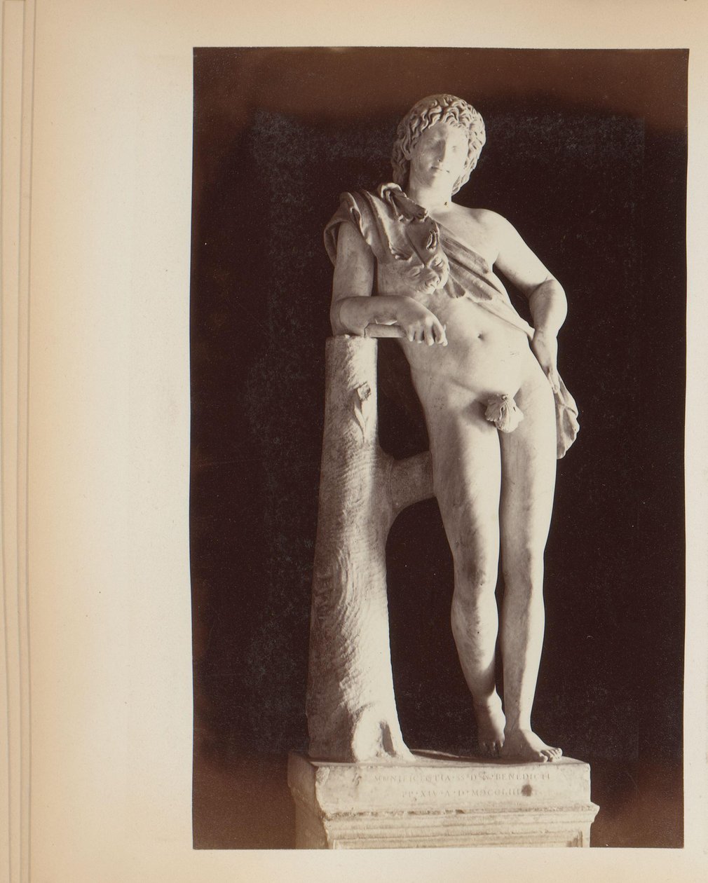 Skulptur des ruhenden Satyrs in den Kapitolinischen Museen in Rom, Italien von Anonymous