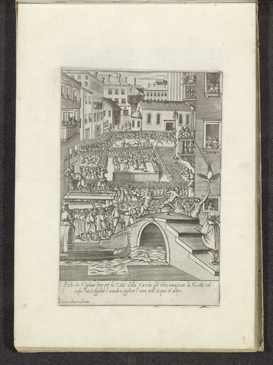 Straßenfest in Venedig von Anonymous