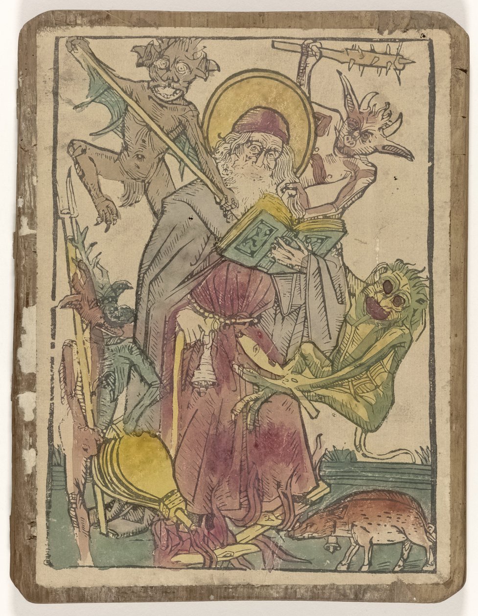 Die Versuchung des heiligen Antonius von Anonymous