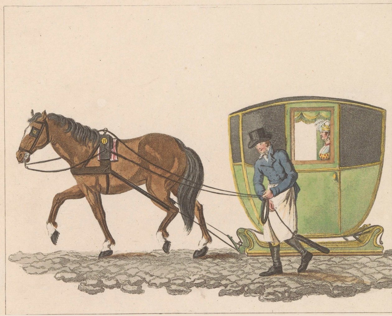 Schlitten, 1810-1825 von Anonymous