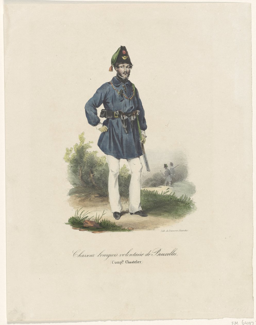 Freiwilliger Jäger von Brüssel, 1830 von Anonymous