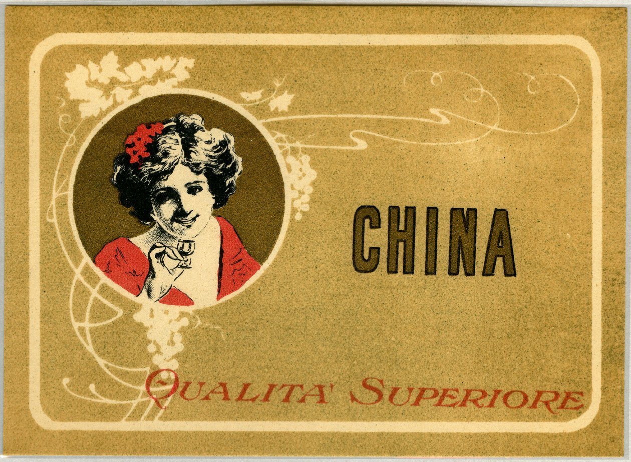 Werbung für Chinalikör Dessert, Anfang des 20. Jahrhunderts von Anonymous Anonymous