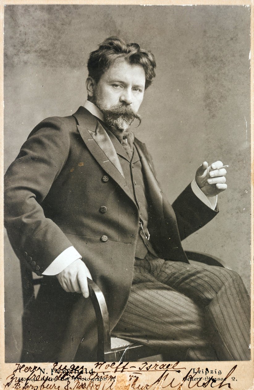 Porträt des Dirigenten Arthur Nikisch (1855-1922) von Anonymous Anonymous