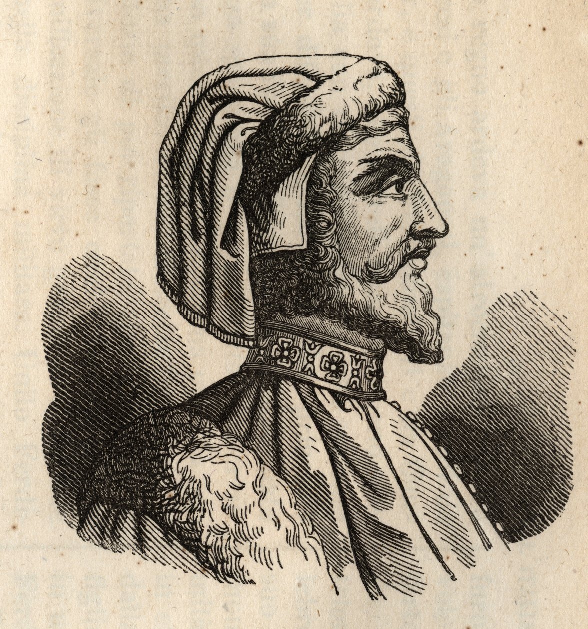 Azzon Visconti - Azzone Visconti - 1302-1339 - Gravur von Anonymous Anonymous