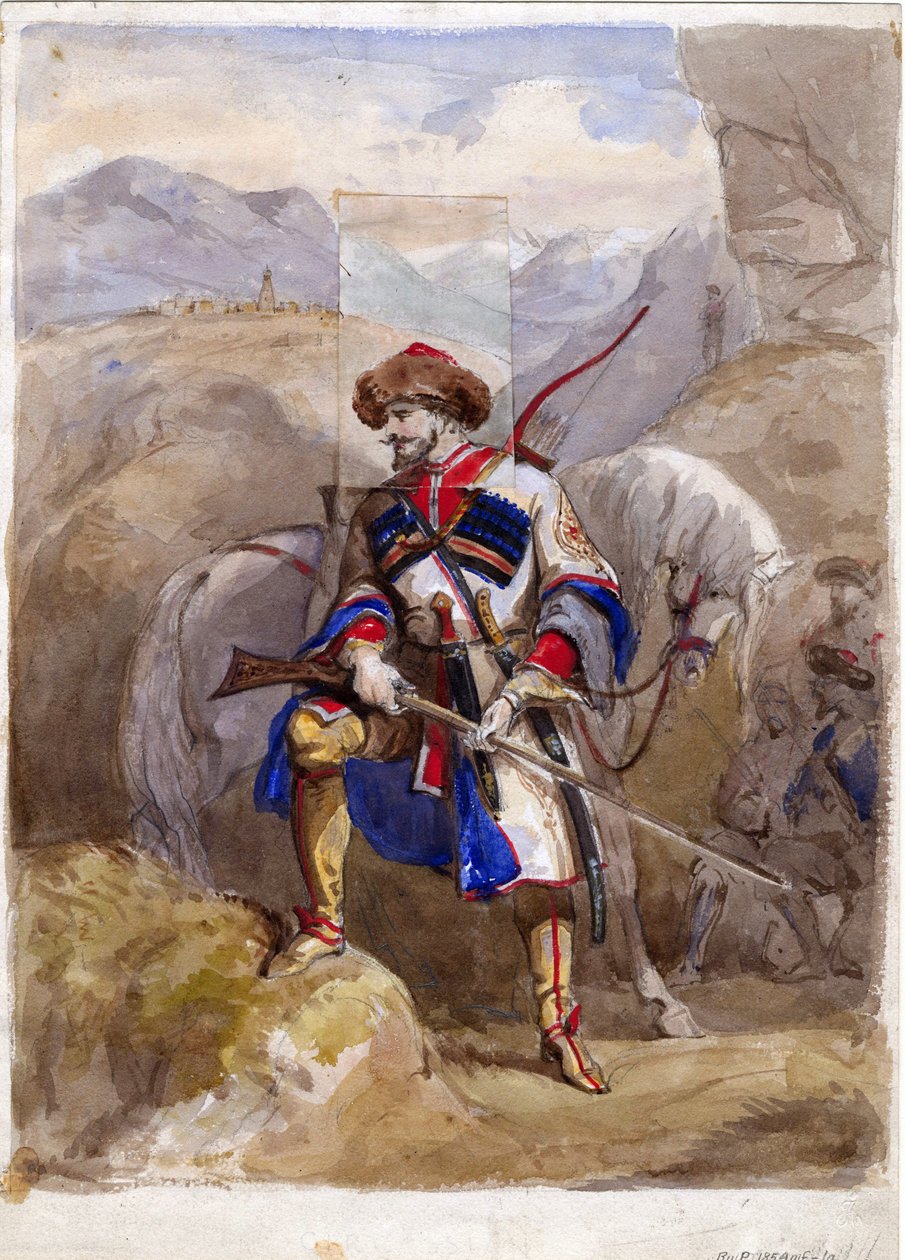 Imam Schamil (1797-1871) von Anonymous Anonymous