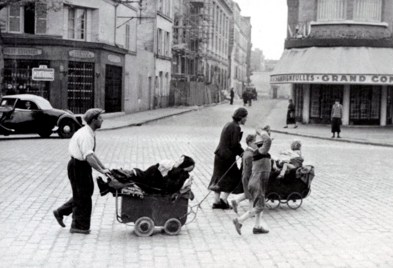 Frankreich Juni 1940: Exodus der Bevölkerung an der Porte d