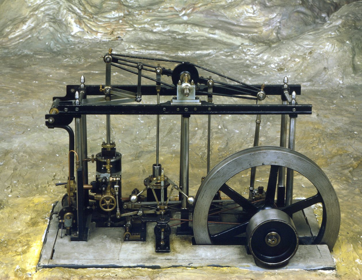 James Watt Dampfmaschine, Museum für Wissenschaft und Technologie, Mailand von Anonymous Anonymous