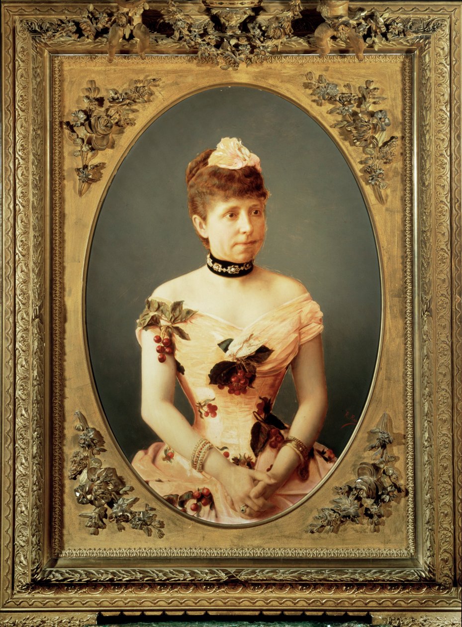 Maria Christina von Habsburg, zweite Frau von Alfonso XII., Mutter von Alfonso XIII., Regentin von Spanien 1885-1902 von Anonymous Anonymous