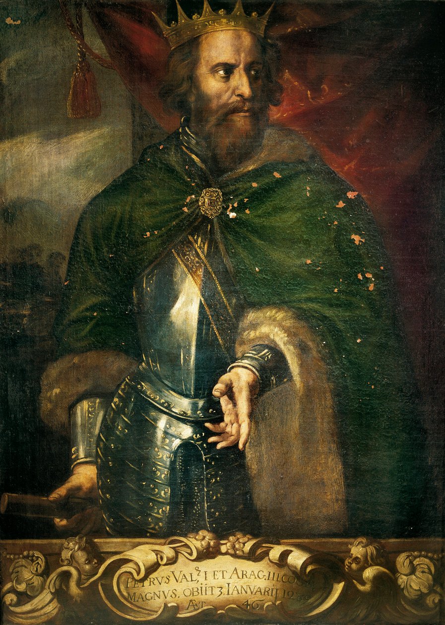 Porträt von Peter III. "Der Große", König von Aragon und Valencia von Anonymous Anonymous