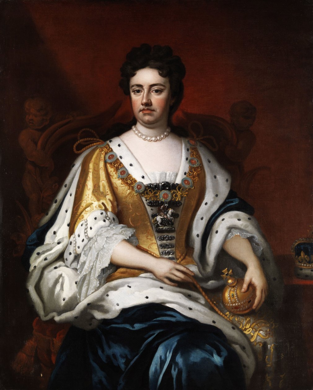 Porträt von Königin Anne (1665-1714) (17. Jahrhundert) von Anonymous Anonymous
