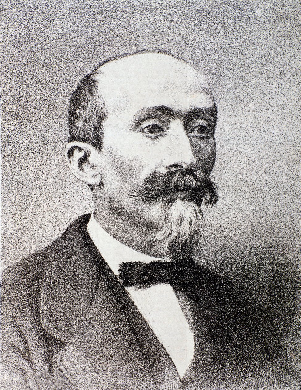 Porträt von Antonio Cagnoni, italienischer Komponist. Mailänder Privatsammlung von Anonymous Anonymous
