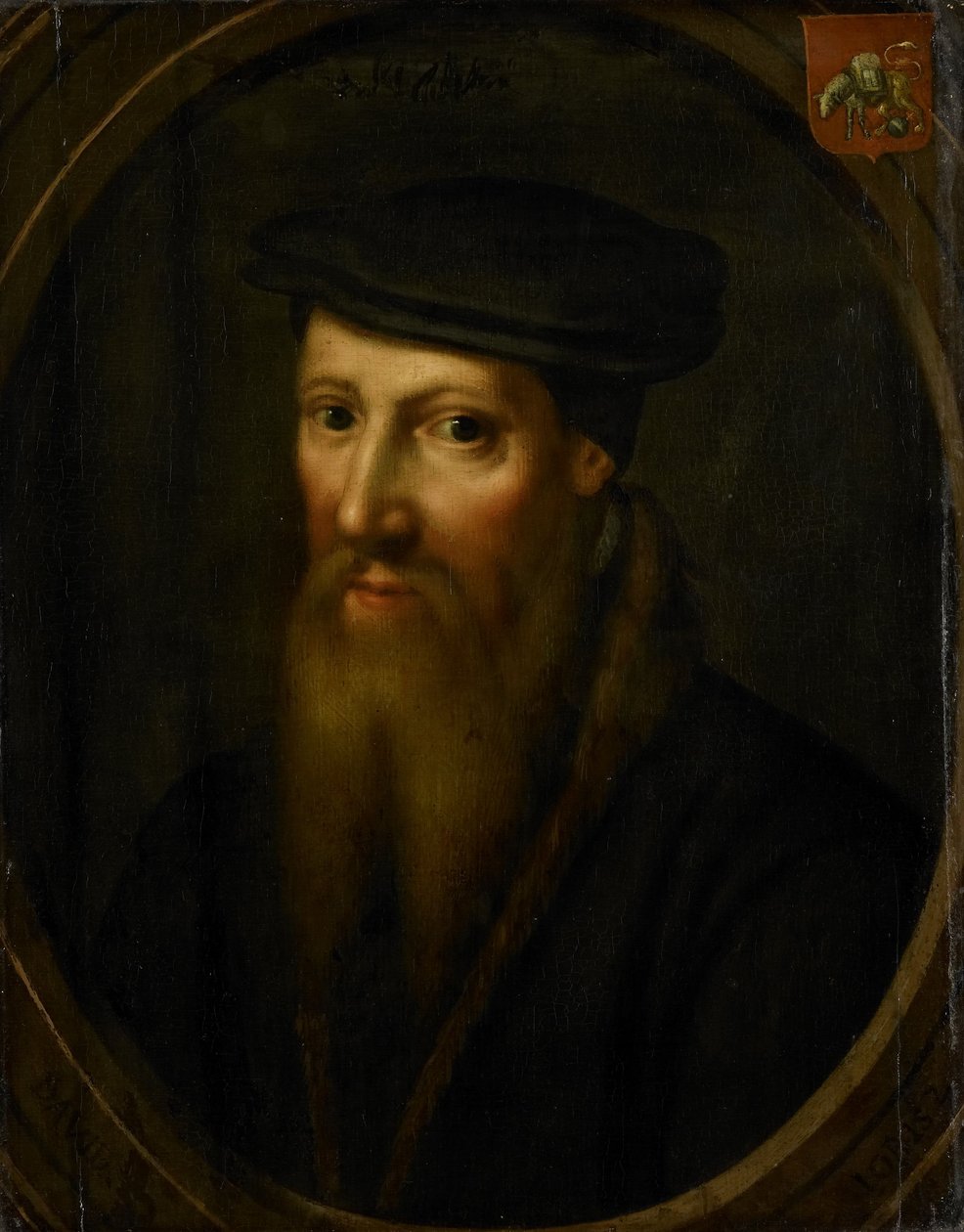 Porträt von David Jorisz, um 1550-1649 von Anonymous Anonymous