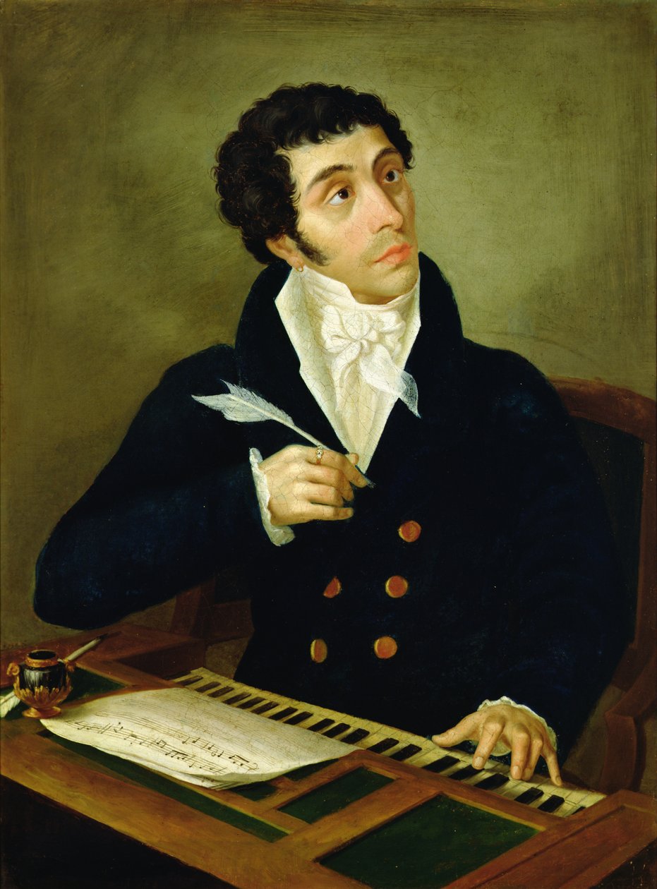 Porträt von Giuseppe Pilotti (1784-1838) von Anonymous Anonymous