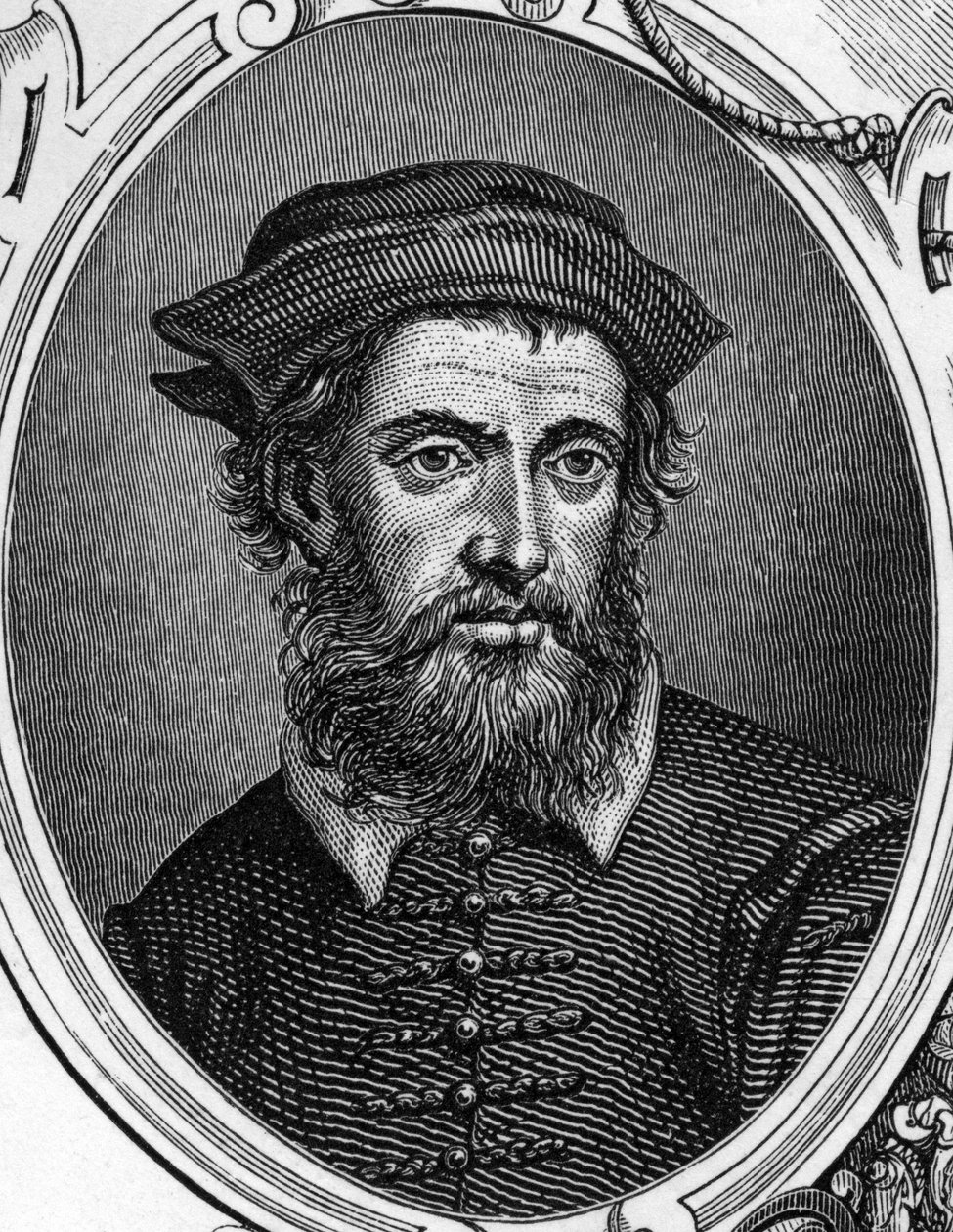 Porträt von Gregorio di Tomaso Chiulinovich Lo Schiavone (1436-1504) italienischer Maler. Gravur von 1859 in „die Galerien Europas - Italien“ von Armengaud. Private Sammlung von Anonymous Anonymous