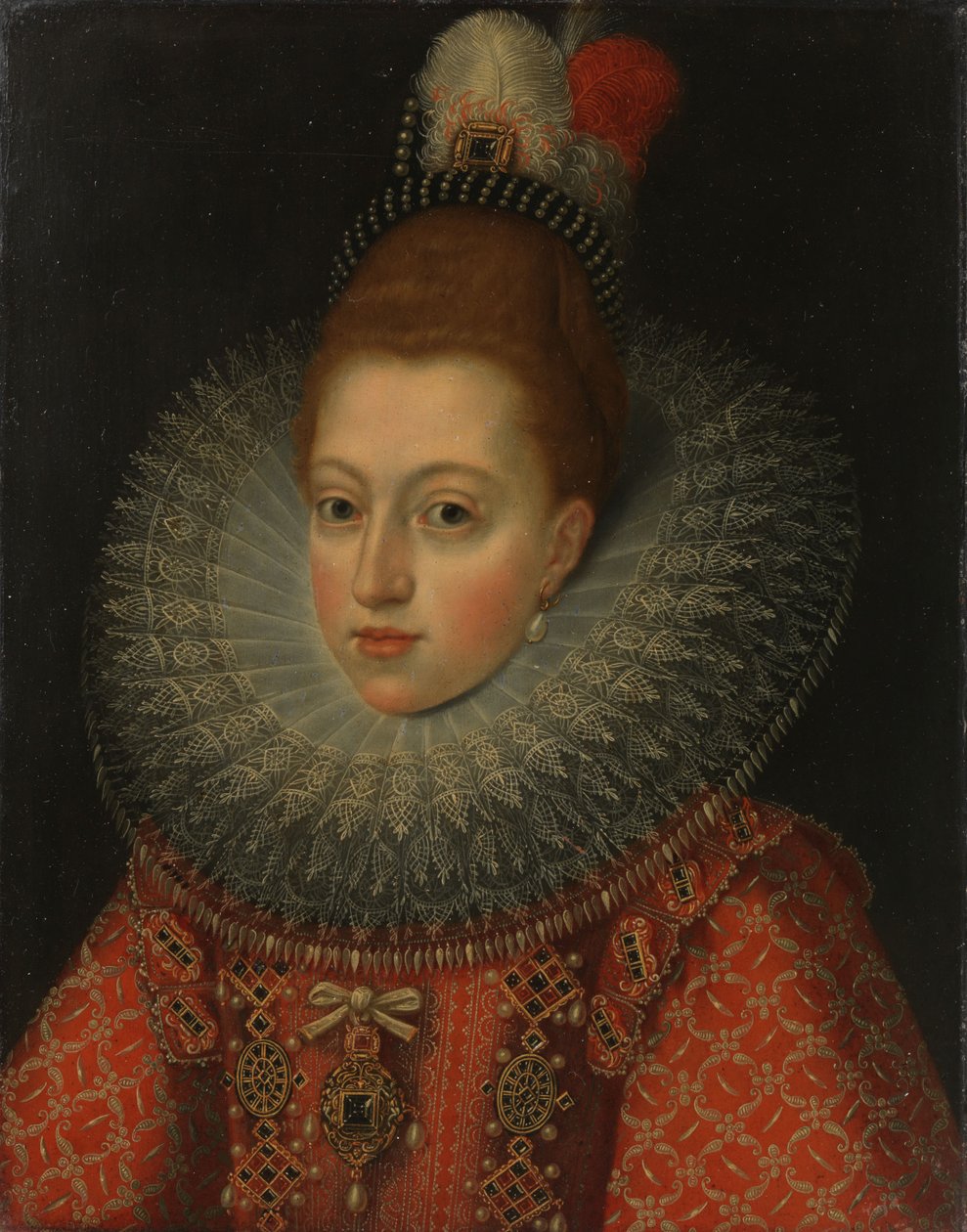 Porträt von Margarete von Österreich (1584-1611), Königin von Spanien, ca. 1600 von Anonymous Anonymous