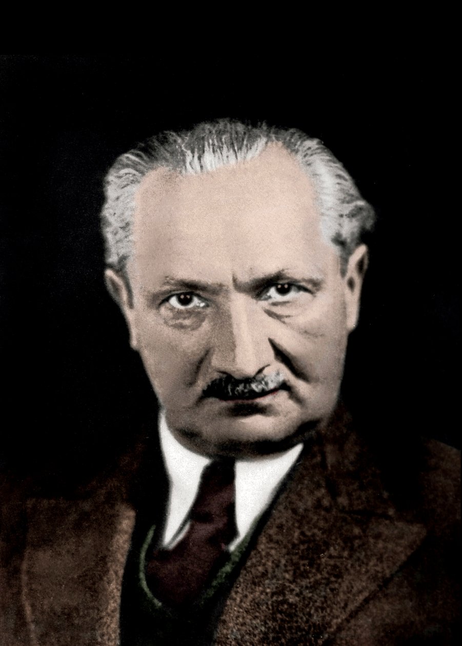 Porträt von Martin Heidegger (1889-1976), deutscher Philosoph. von Anonymous Anonymous