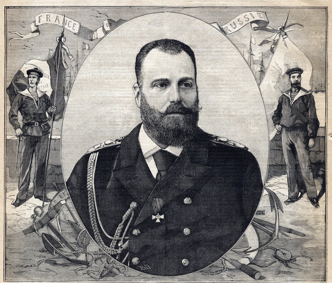 Porträt des Großherzogs Alexandrovich (Aleksei Aleksandrovich Romanov) von Anonymous Anonymous