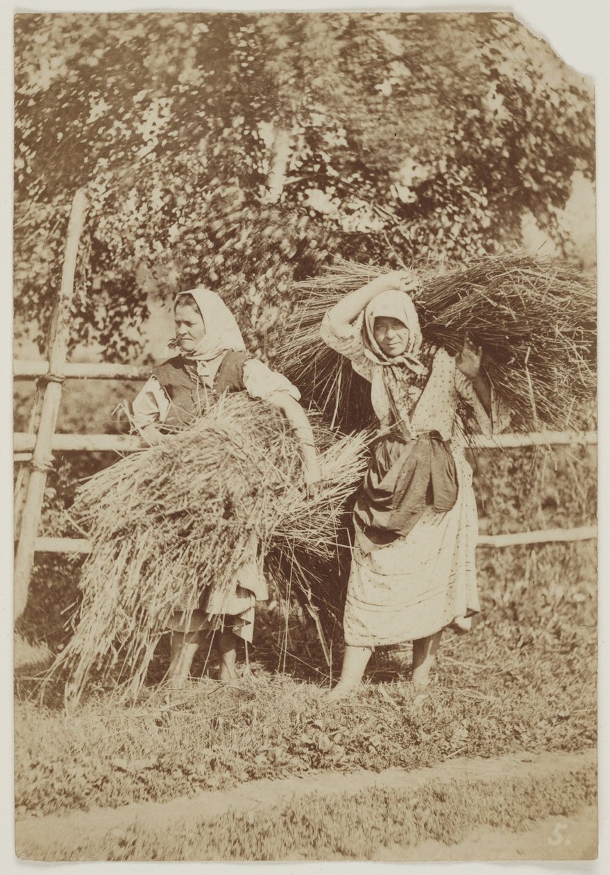 Russische Bäuerinnen, ca. 1855 von Anonymous Anonymous