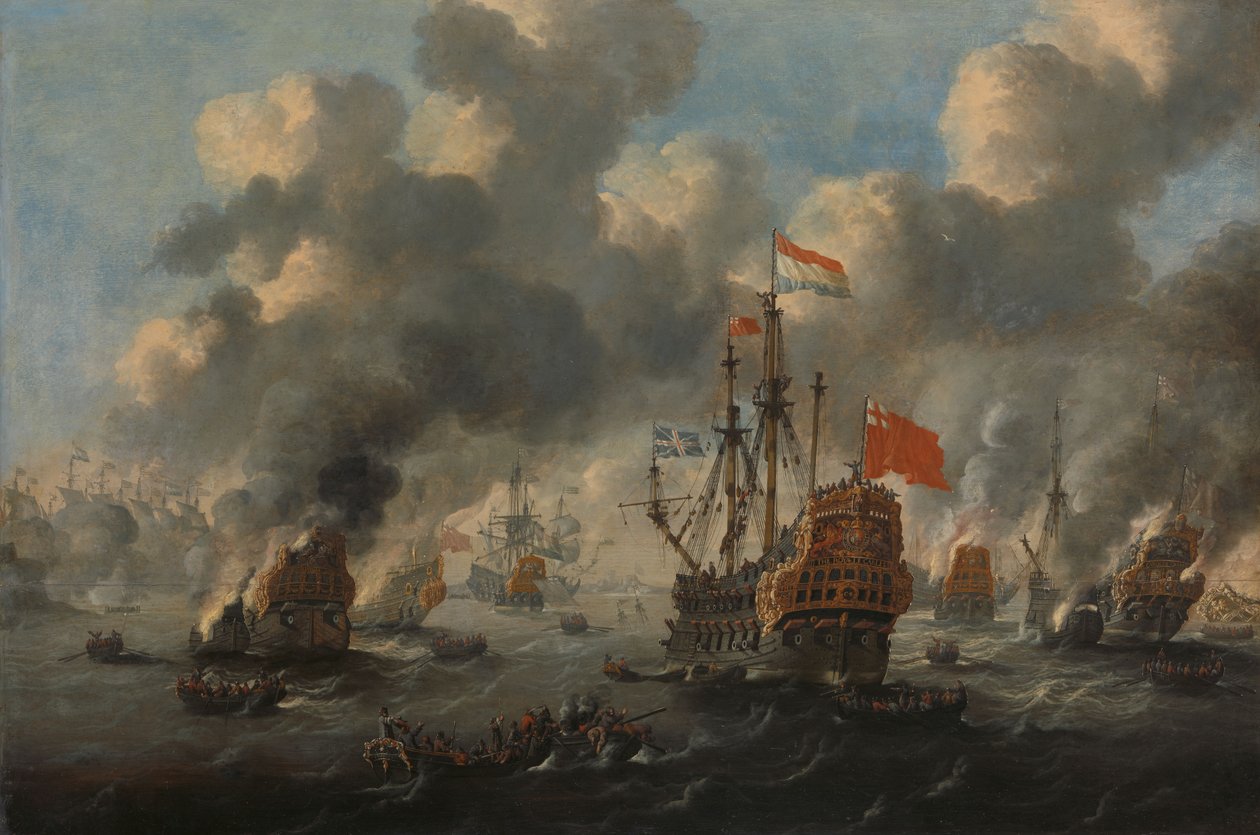 Der niederländische Überfall auf die Medway von Anonymous Anonymous