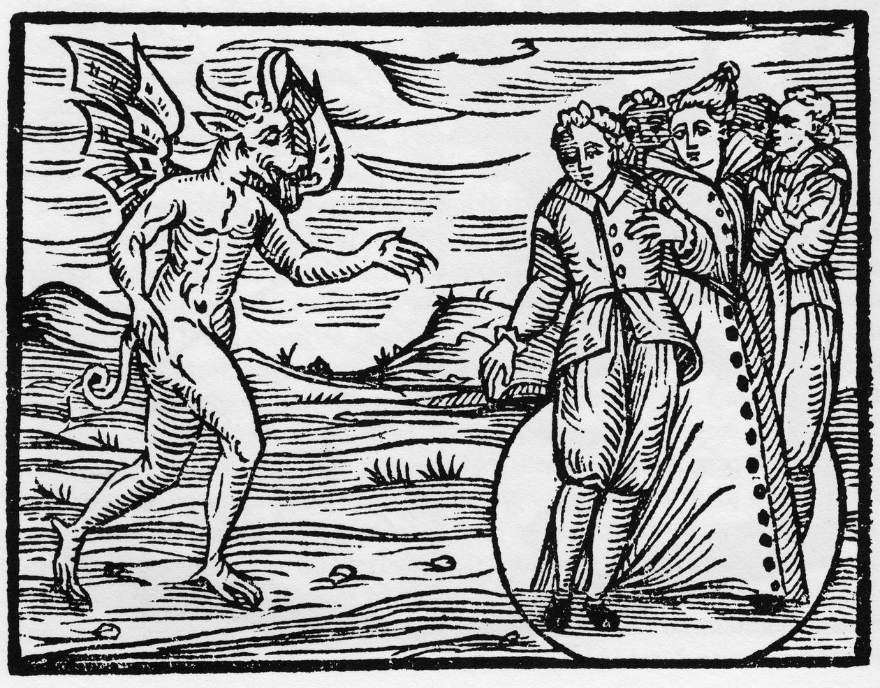 Der Teufel zwingt diejenigen, die ihn erscheinen ließen, einen Pakt mit ihm zu schließen - 