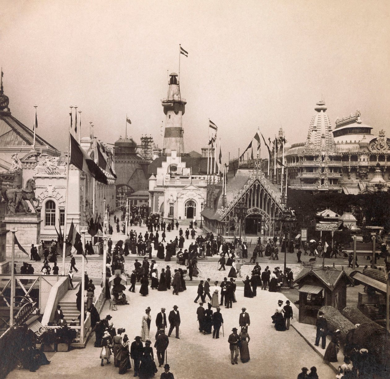 Weltausstellung 1900 - Exposition Universelle de 1900 in Paris: Pavillon der Handelsnavigation. Private Sammlung von Anonymous Anonymous