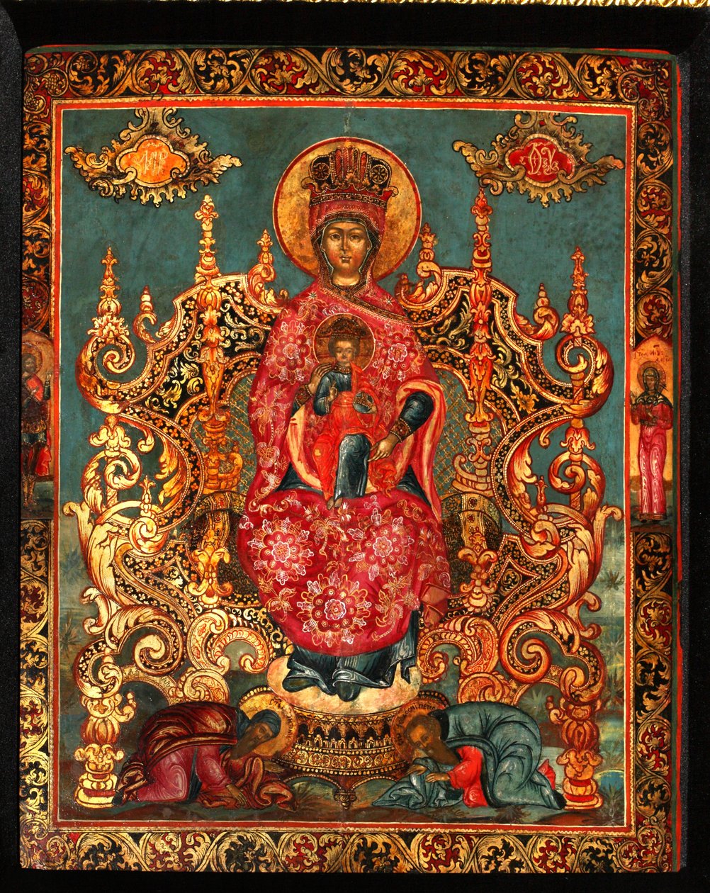 Muttergottes Pecherskaya, 18. Jahrhundert von Anonymous Russian icon painter